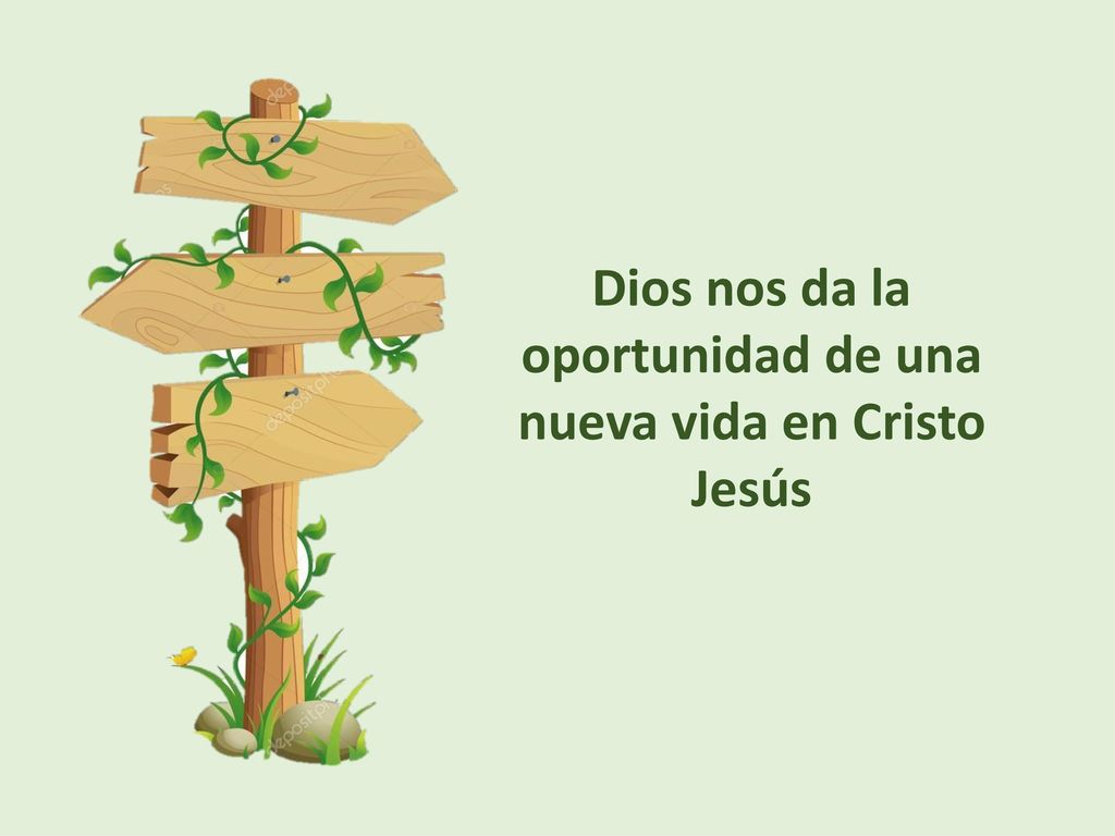 Dios nos da la oportunidad de una nueva vida en Cristo Jesús