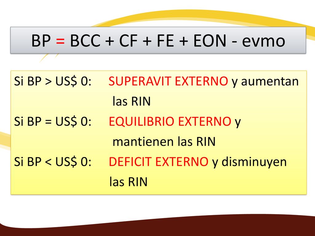 BP = BCC + CF + FE + EON - evmo