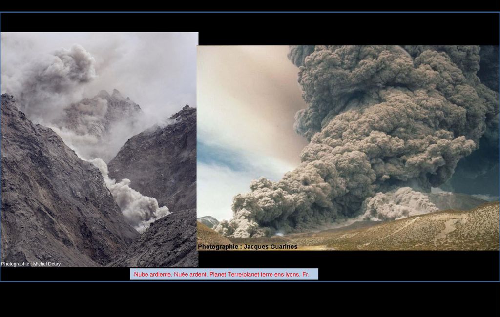 Nube ardiente. Nuée ardent. Planet Terre/planet terre ens lyons. Fr.