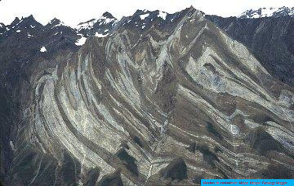 Mantos de corrimiento, klippe. Nappe. Geology blogger