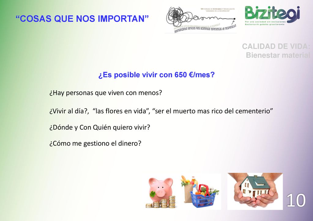 COSAS QUE NOS IMPORTAN ¿Es posible vivir con 650 €/mes