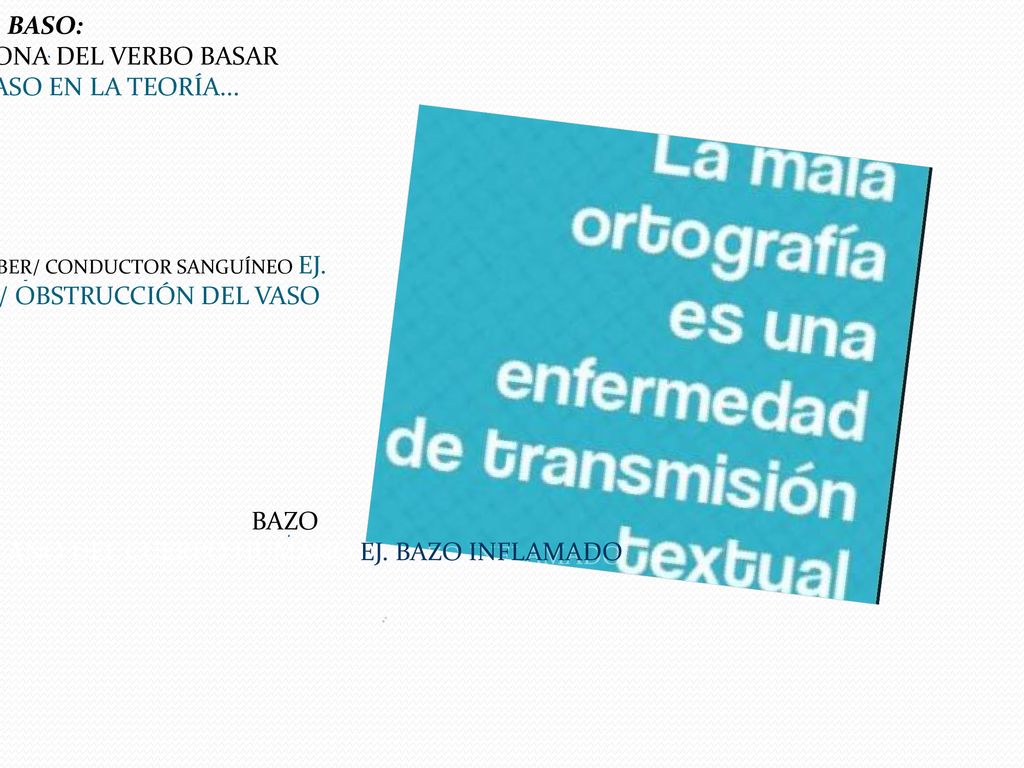 PRIMERA PERSONA DEL VERBO BASAR EJ. YO ME BASO EN LA TEORÍA...