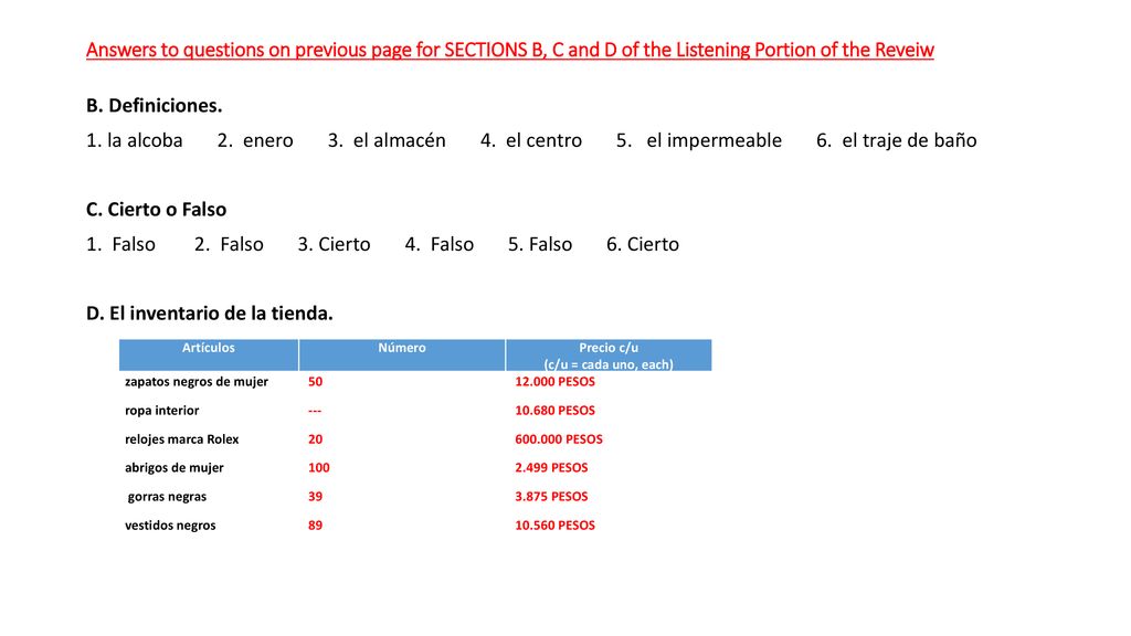 1. Falso 2. Falso 3. Cierto 4. Falso 5. Falso 6. Cierto