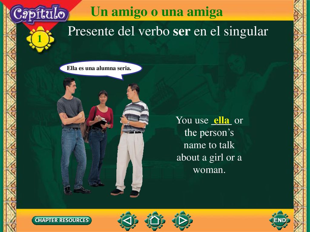 You use ____ or the person’s name to talk about a girl or a woman.