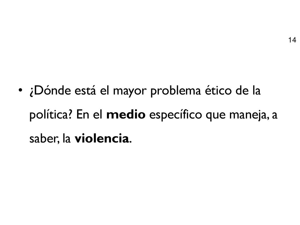 ¿Dónde está el mayor problema ético de la política