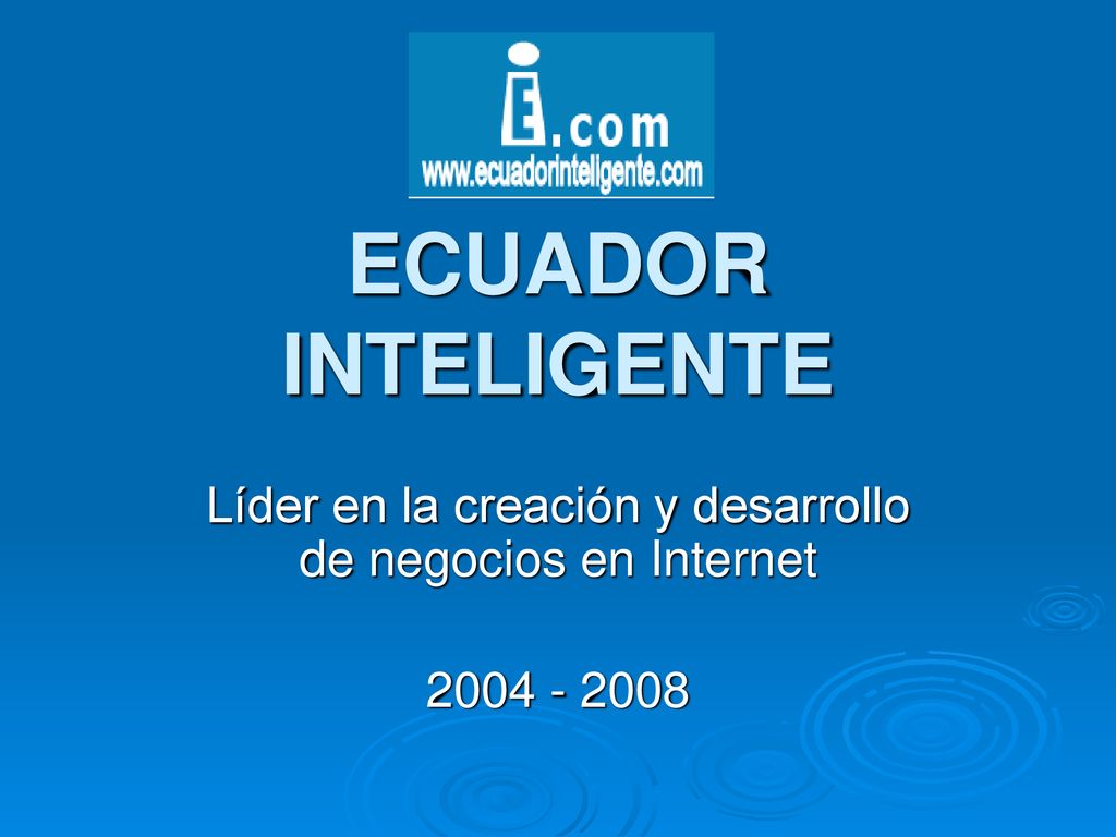 Líder en la creación y desarrollo de negocios en Internet