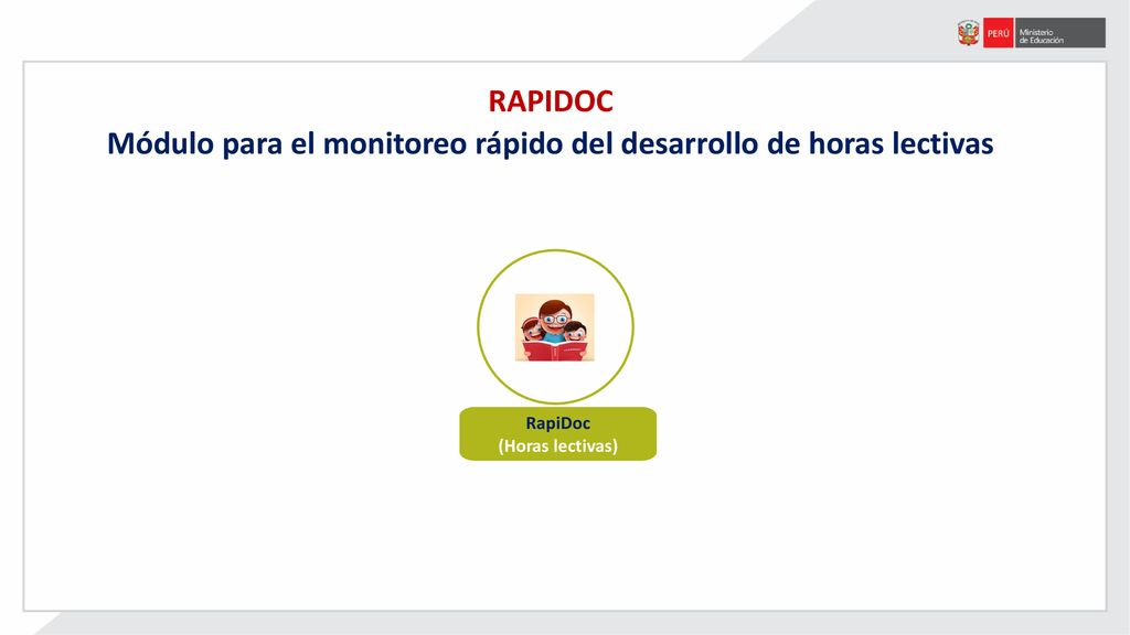 Módulo para el monitoreo rápido del desarrollo de horas lectivas