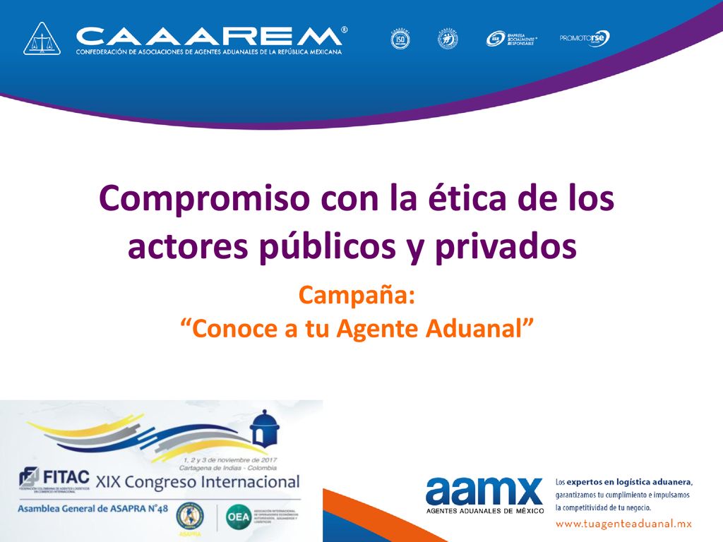 Compromiso con la ética de los actores públicos y privados