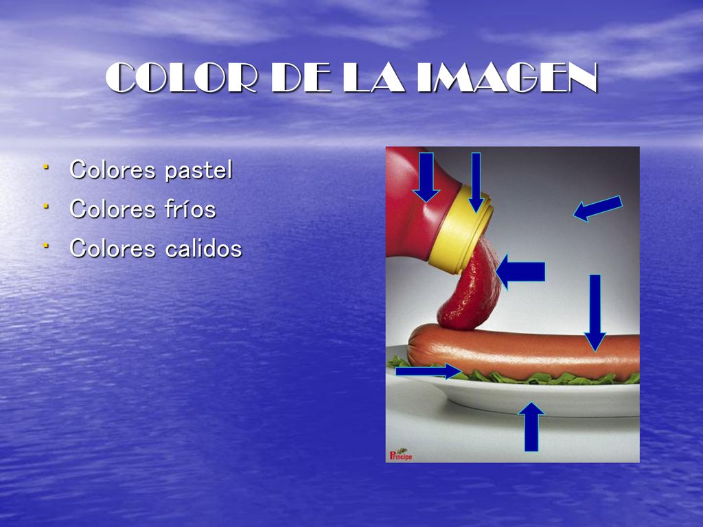 COLOR DE LA IMAGEN Colores pastel Colores fríos Colores calidos