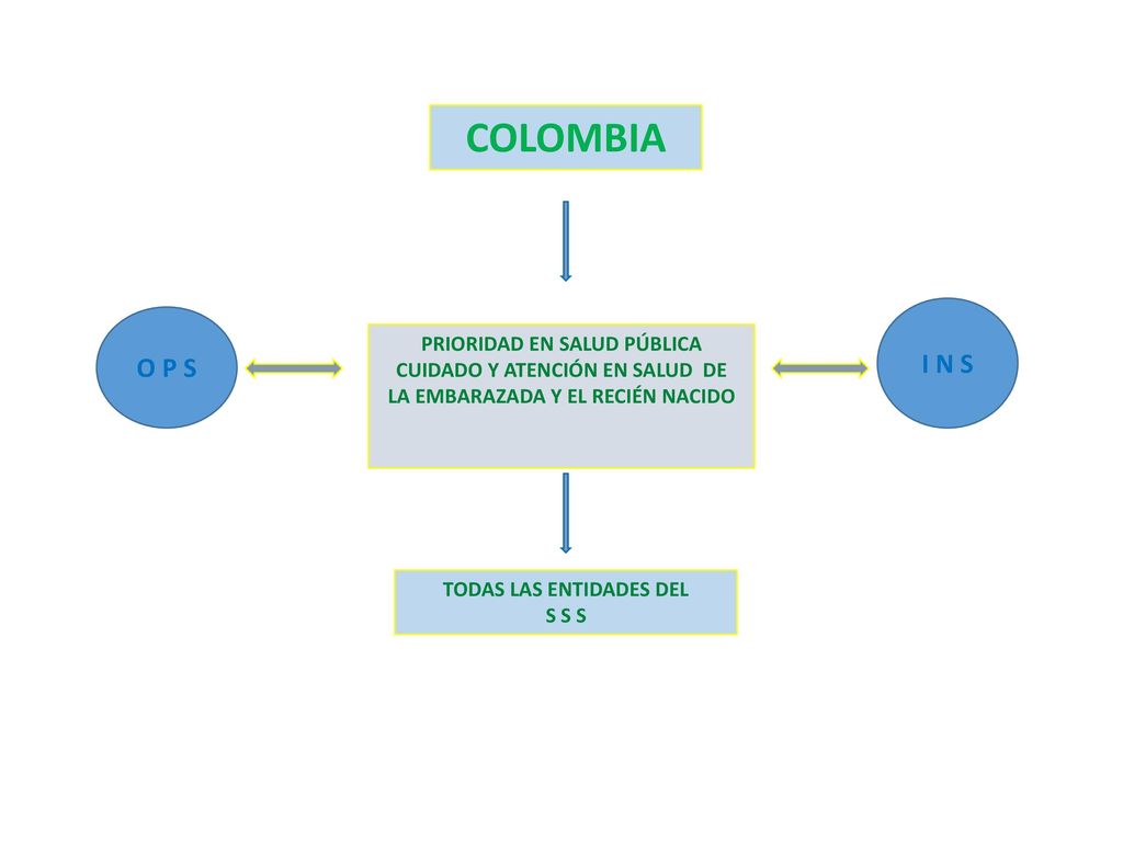 COLOMBIA I N S O P S PRIORIDAD EN SALUD PÚBLICA