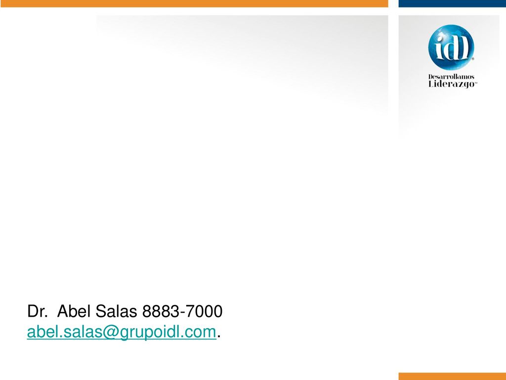 MUCHAS G R A C I A S Dr. Abel Salas