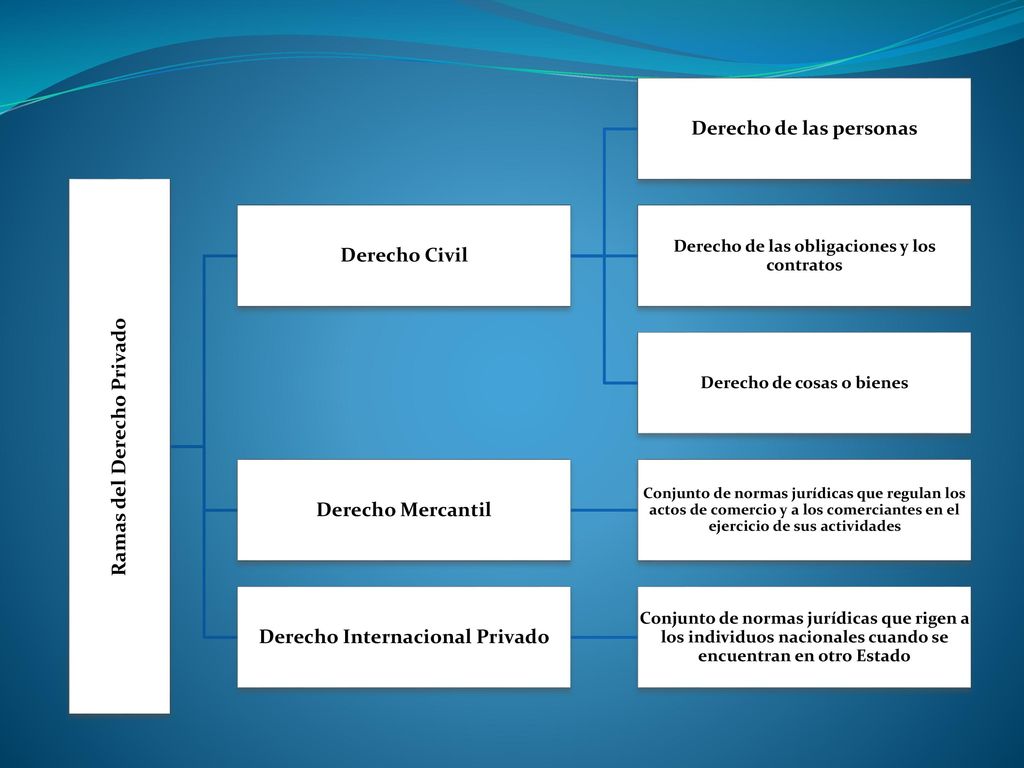 Ramas del Derecho Privado Derecho Civil Derecho de las personas