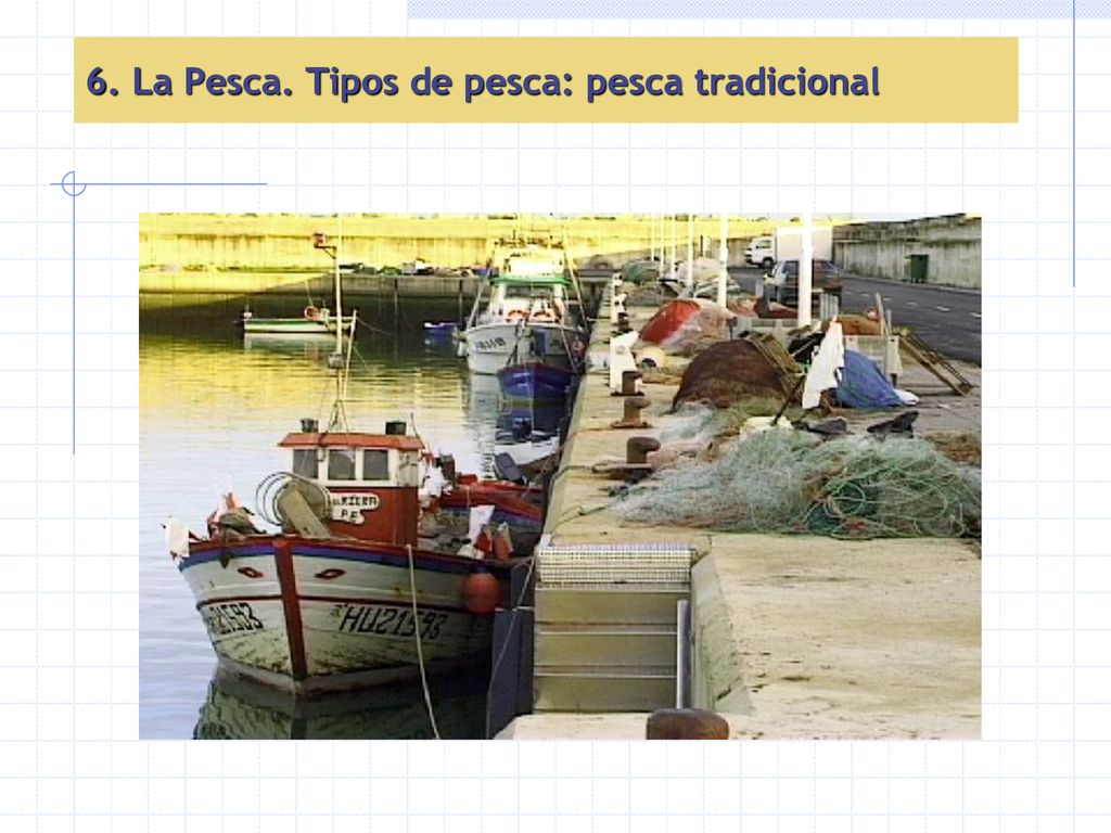 6. La Pesca. Tipos de pesca: pesca tradicional