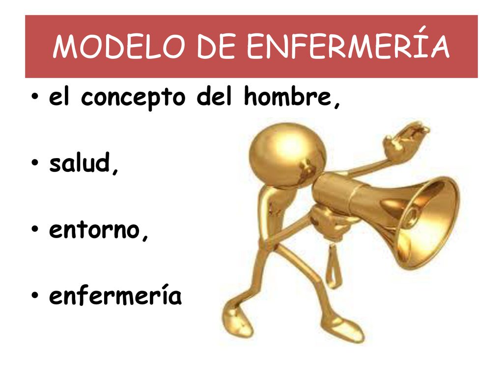 MODELO DE ENFERMERÍA el concepto del hombre, salud, entorno,