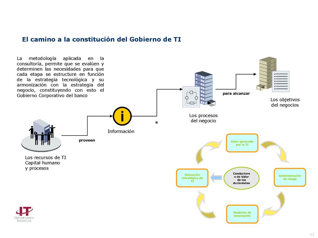 i El camino a la constitución del Gobierno de TI 12