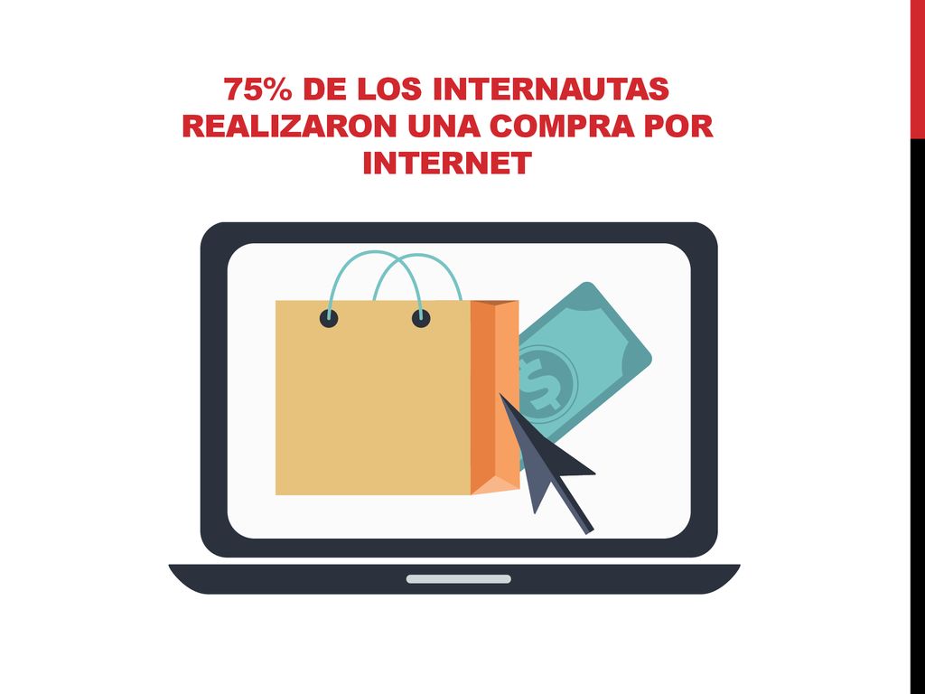 75% de los internautas realizaron una compra por internet