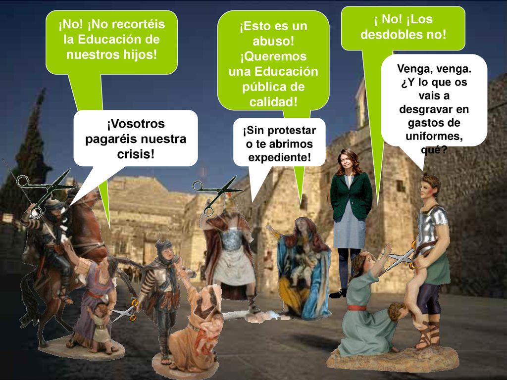 ¡No! ¡No recortéis la Educación de nuestros hijos!