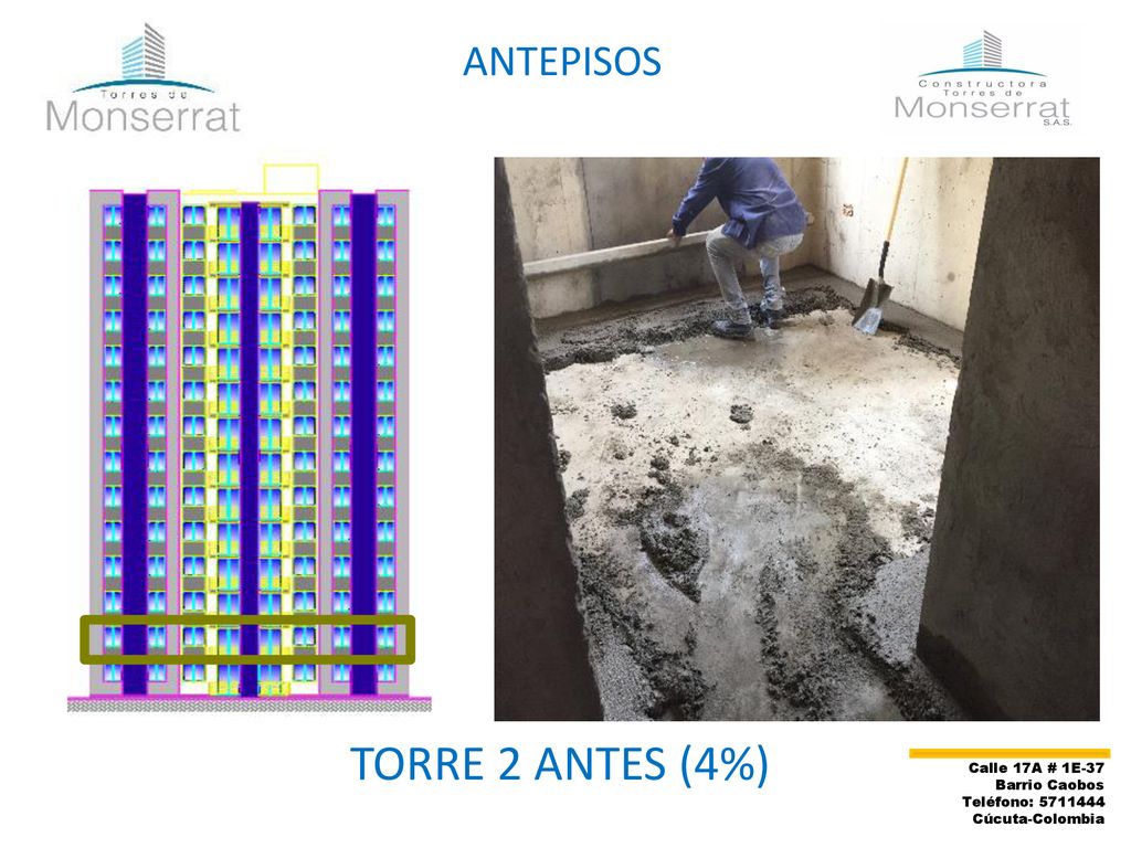 TORRE 2 ANTES (4%) ANTEPISOS Calle 17A # 1E-37 Barrio Caobos
