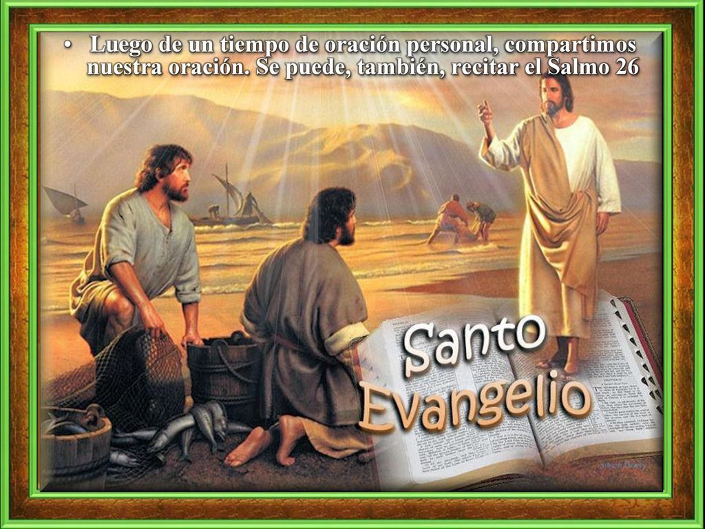 Luego de un tiempo de oración personal, compartimos nuestra oración
