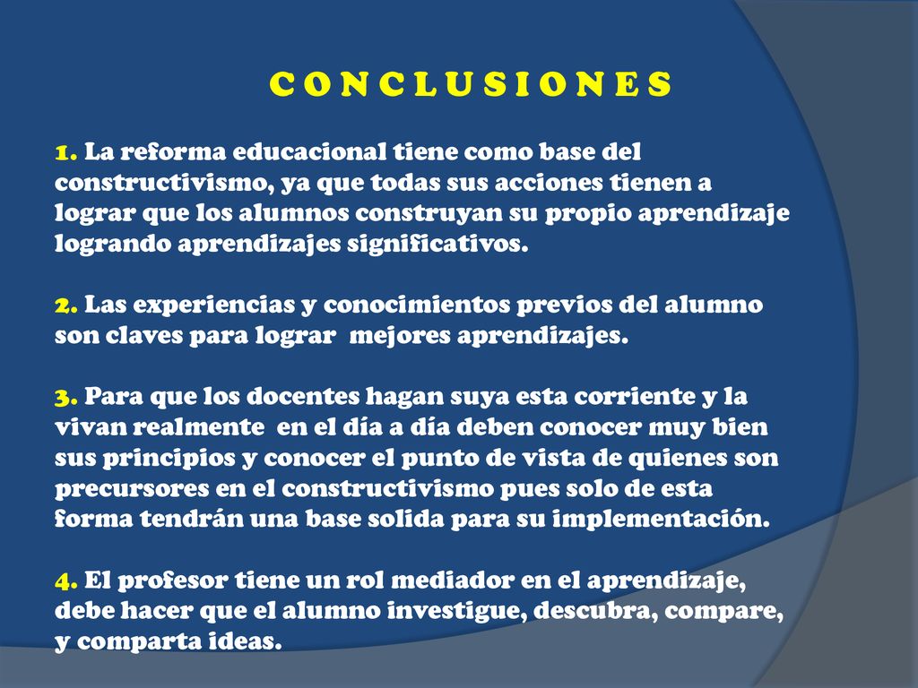 C O N C L U S I O N E S 1.