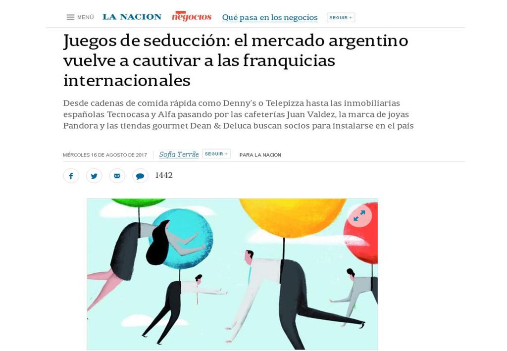Fijensé esta nota de La Nación, presten atención a la fecha (esto fue la semana pasada, mientras preparaba esta presentación). Este artículo refiere que: