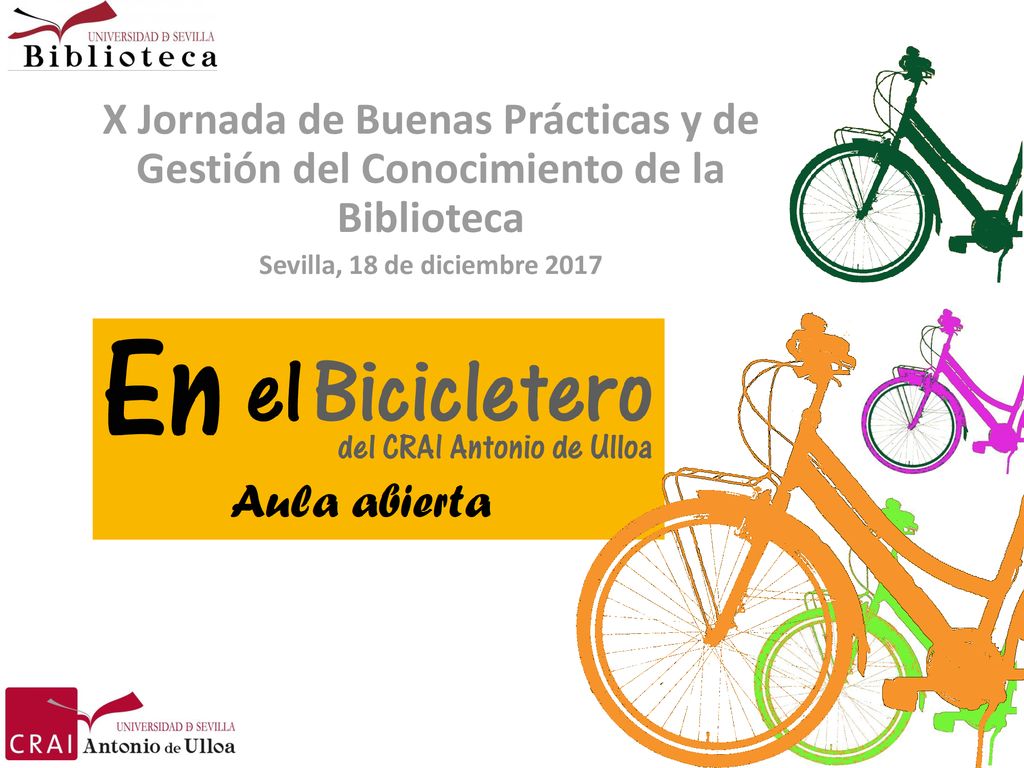 X Jornada de Buenas Prácticas y de Gestión del Conocimiento de la Biblioteca