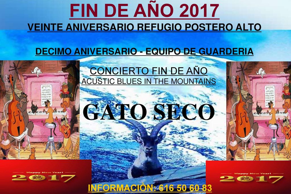 CONCIERTO FIN DE AÑO ACUSTIC BLUES IN THE MOUNTAINS GATO SECO