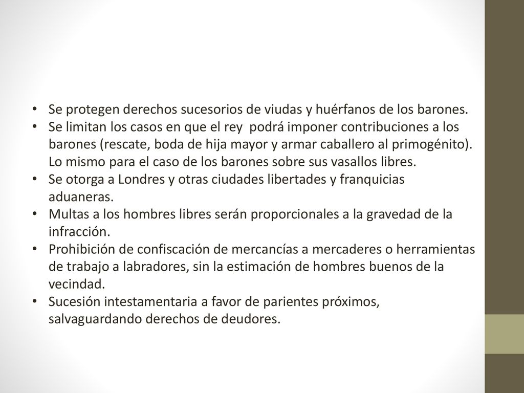 Se protegen derechos sucesorios de viudas y huérfanos de los barones.