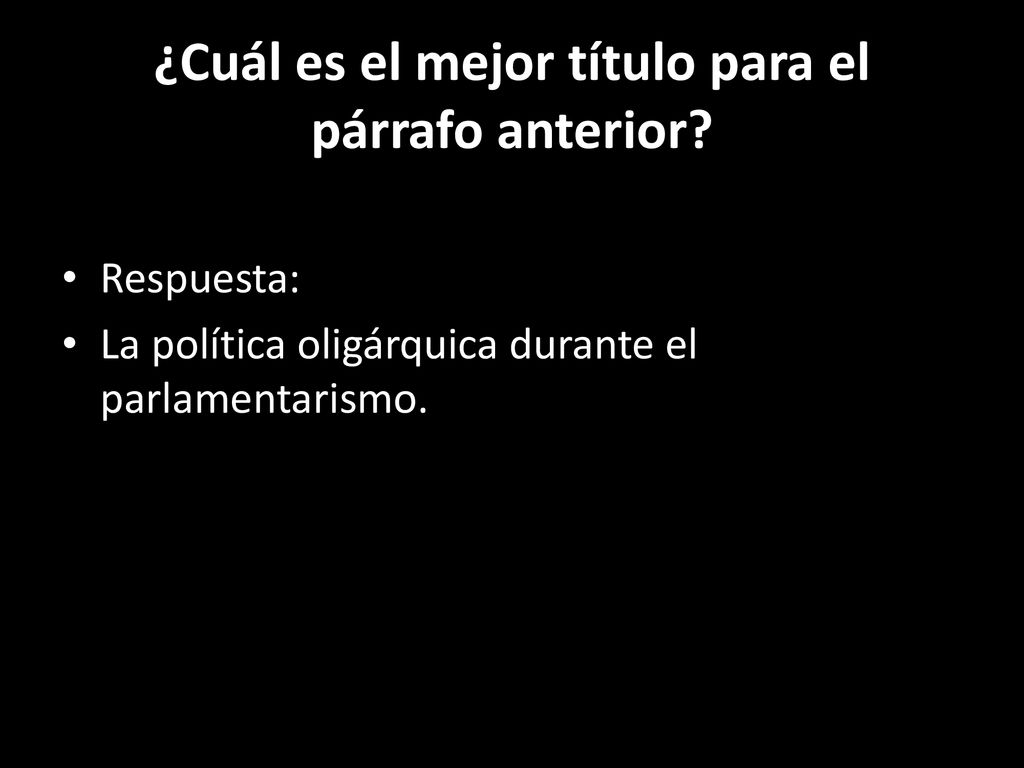 ¿Cuál es el mejor título para el párrafo anterior