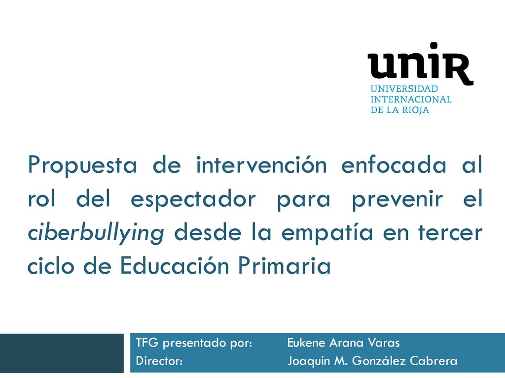 Propuesta de intervención enfocada al rol del espectador para prevenir el ciberbullying desde la empatía en tercer ciclo de Educación Primaria