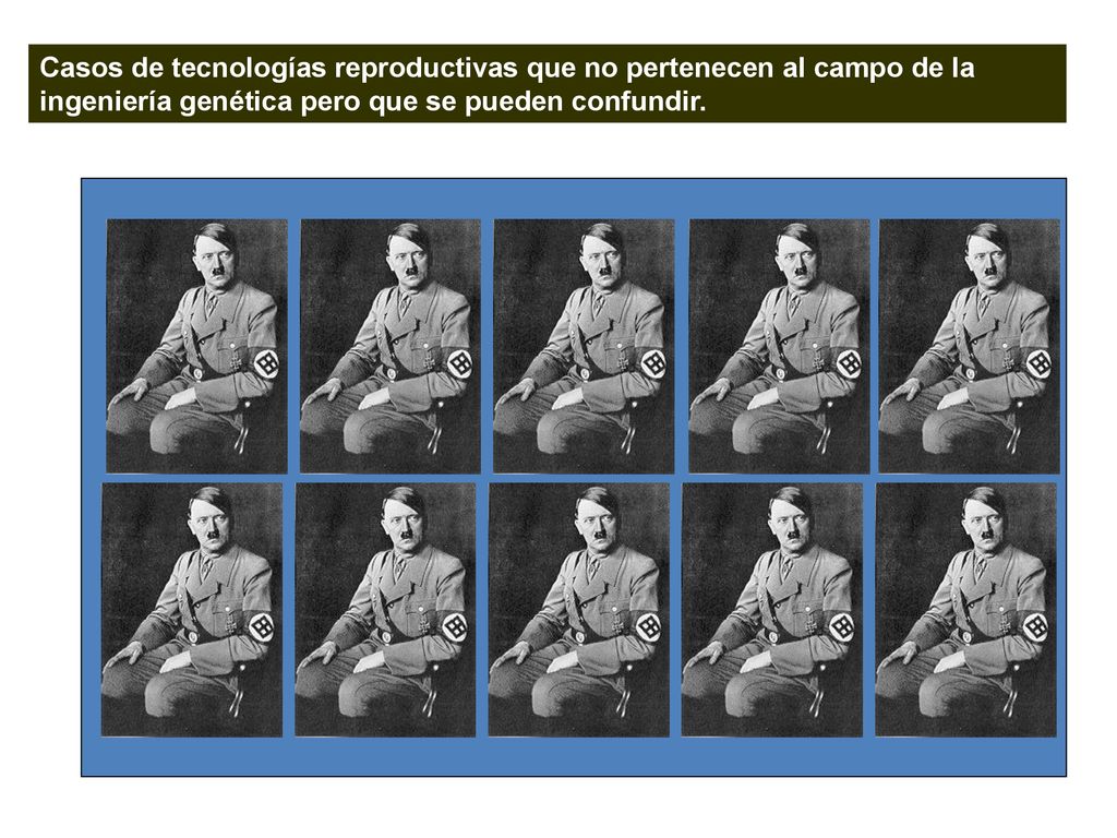 Casos de tecnologías reproductivas que no pertenecen al campo de la ingeniería genética pero que se pueden confundir.