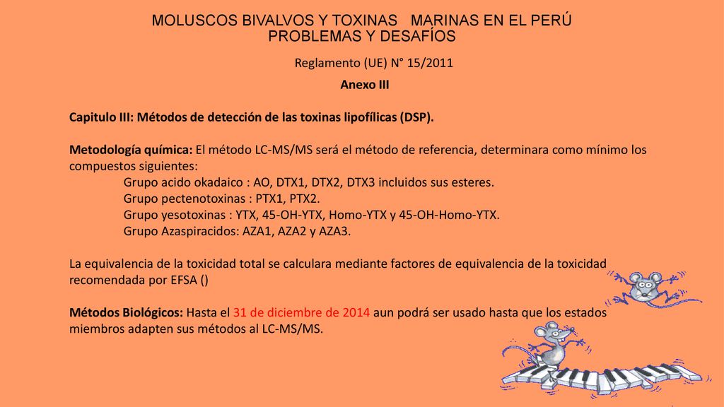 MOLUSCOS BIVALVOS Y TOXINAS MARINAS EN EL PERÚ PROBLEMAS Y DESAFÍOS