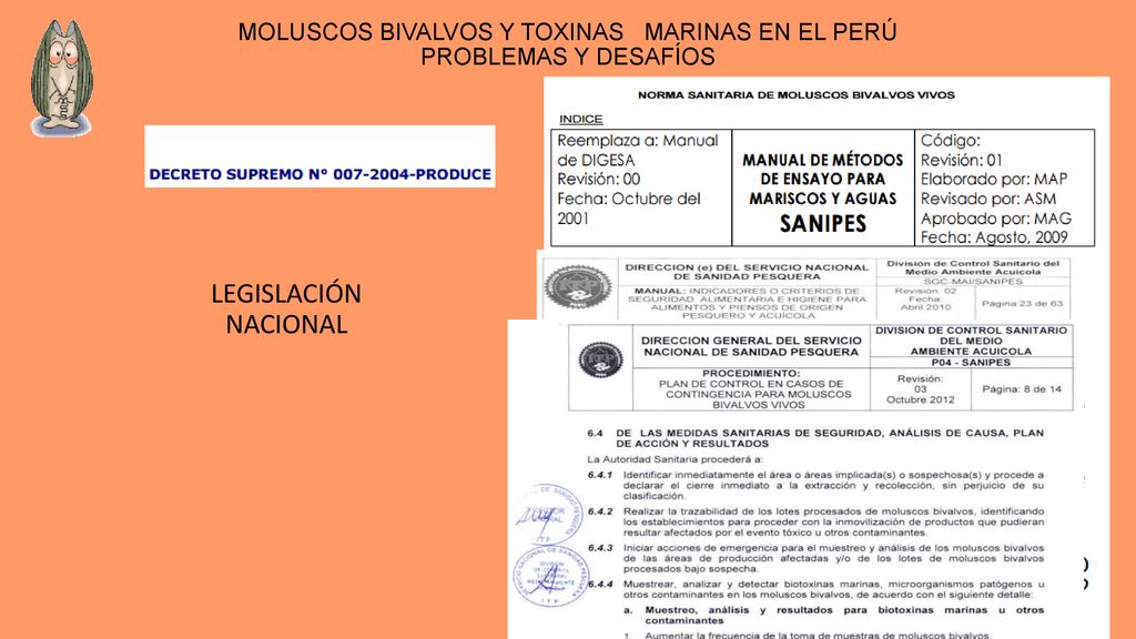 MOLUSCOS BIVALVOS Y TOXINAS MARINAS EN EL PERÚ PROBLEMAS Y DESAFÍOS