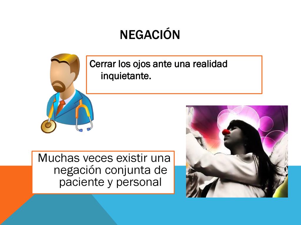 Muchas veces existir una negación conjunta de paciente y personal