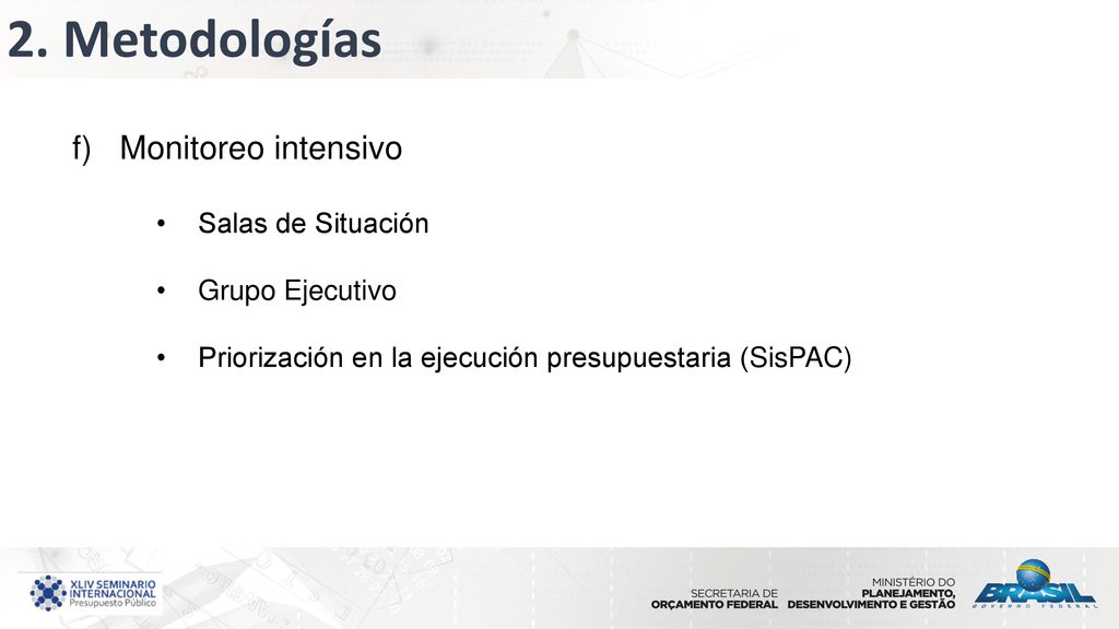 2. Metodologías Monitoreo intensivo Salas de Situación Grupo Ejecutivo