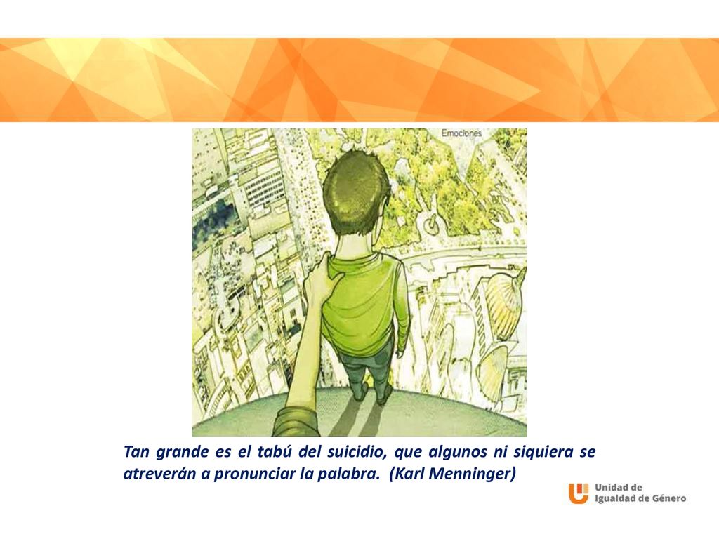 Tan grande es el tabú del suicidio, que algunos ni siquiera se atreverán a pronunciar la palabra.