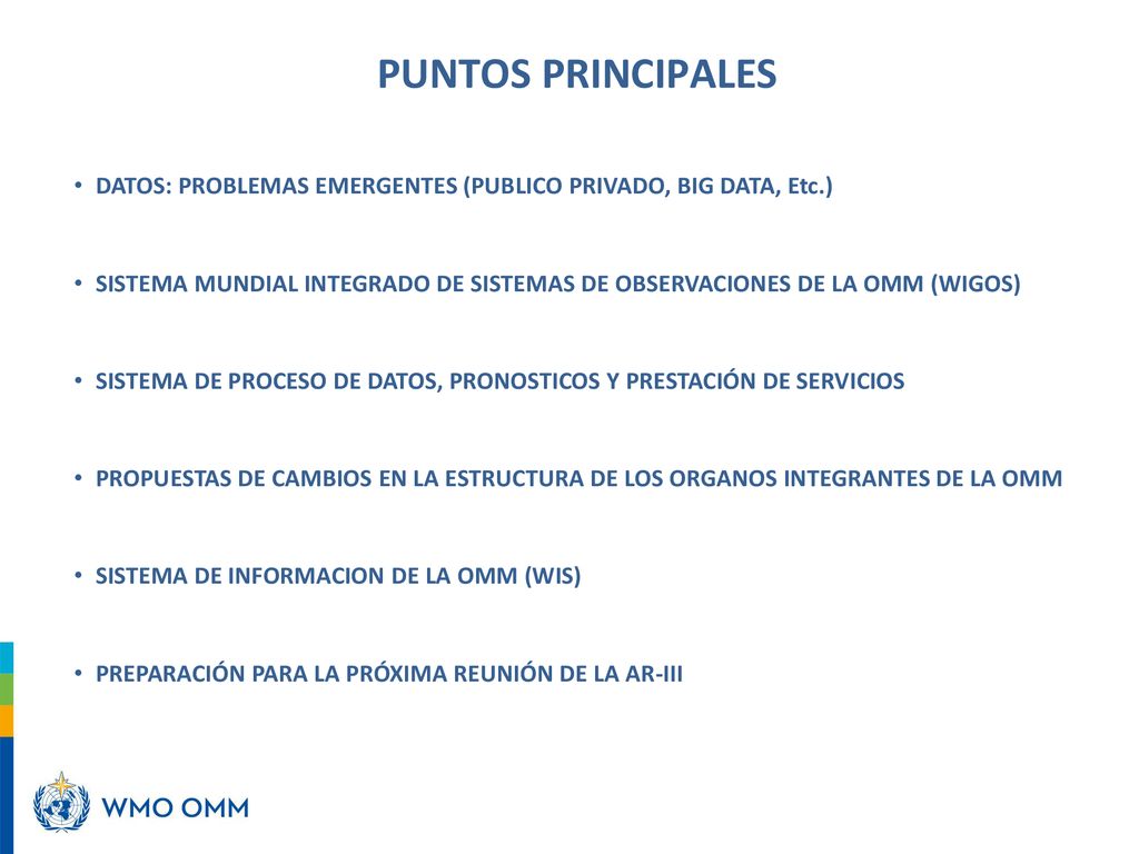 PUNTOS PRINCIPALES DATOS: PROBLEMAS EMERGENTES (PUBLICO PRIVADO, BIG DATA, Etc.)