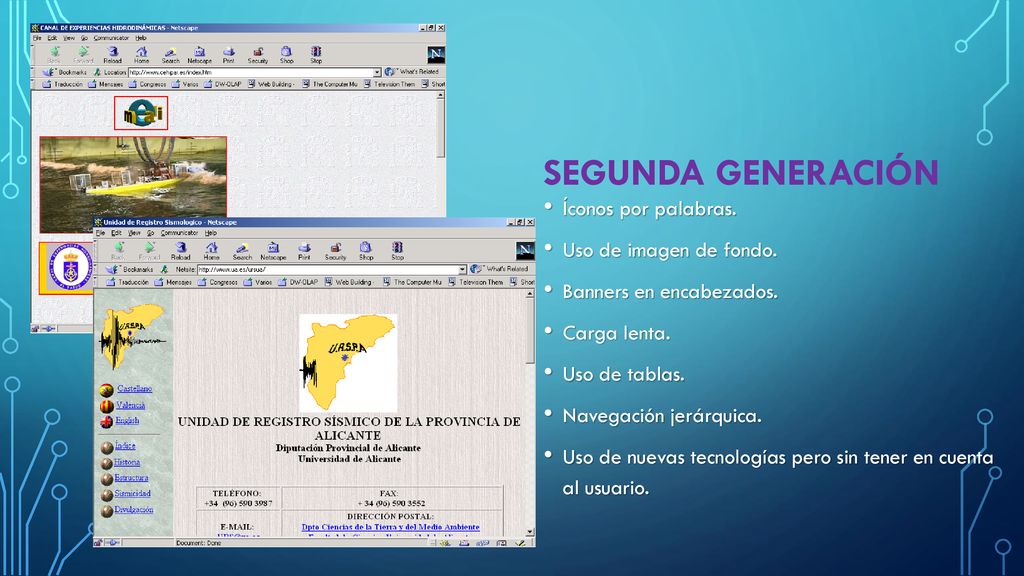 SEGUNDA GENERACIÓN Íconos por palabras. Uso de imagen de fondo.