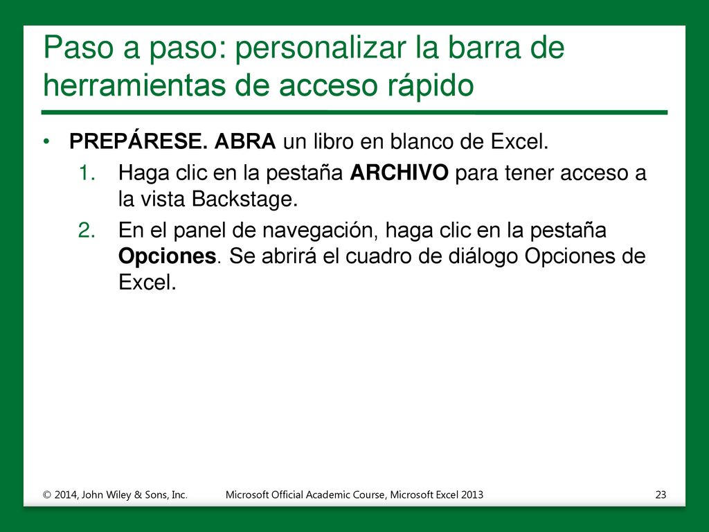 Paso a paso: personalizar la barra de herramientas de acceso rápido