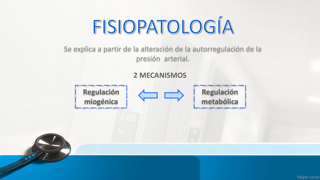 FISIOPATOLOGÍA Se explica a partir de la alteración de la autorregulación de la presión arterial. 2 MECANISMOS.