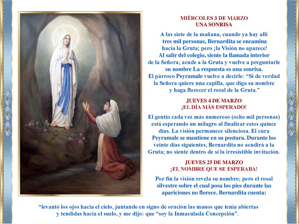 A las siete de la mañana, cuando ya hay allí