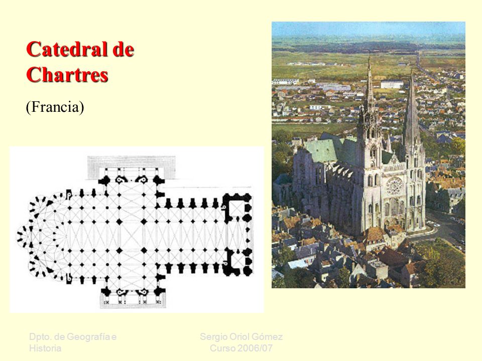 Catedral de Chartres (Francia) Dpto. de Geografía e Historia