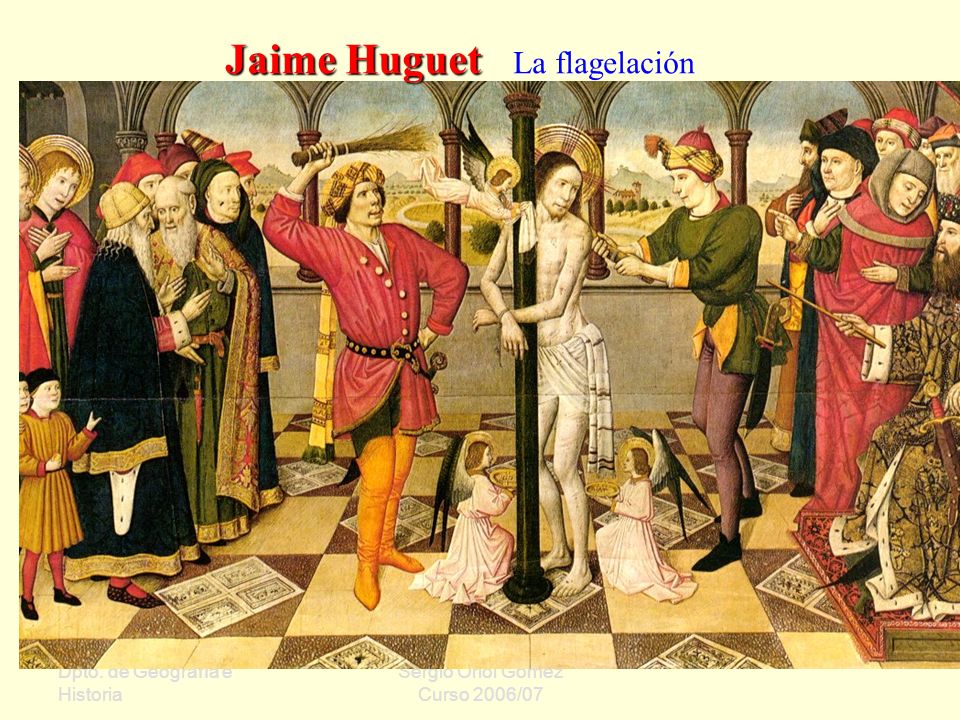Jaime Huguet La flagelación