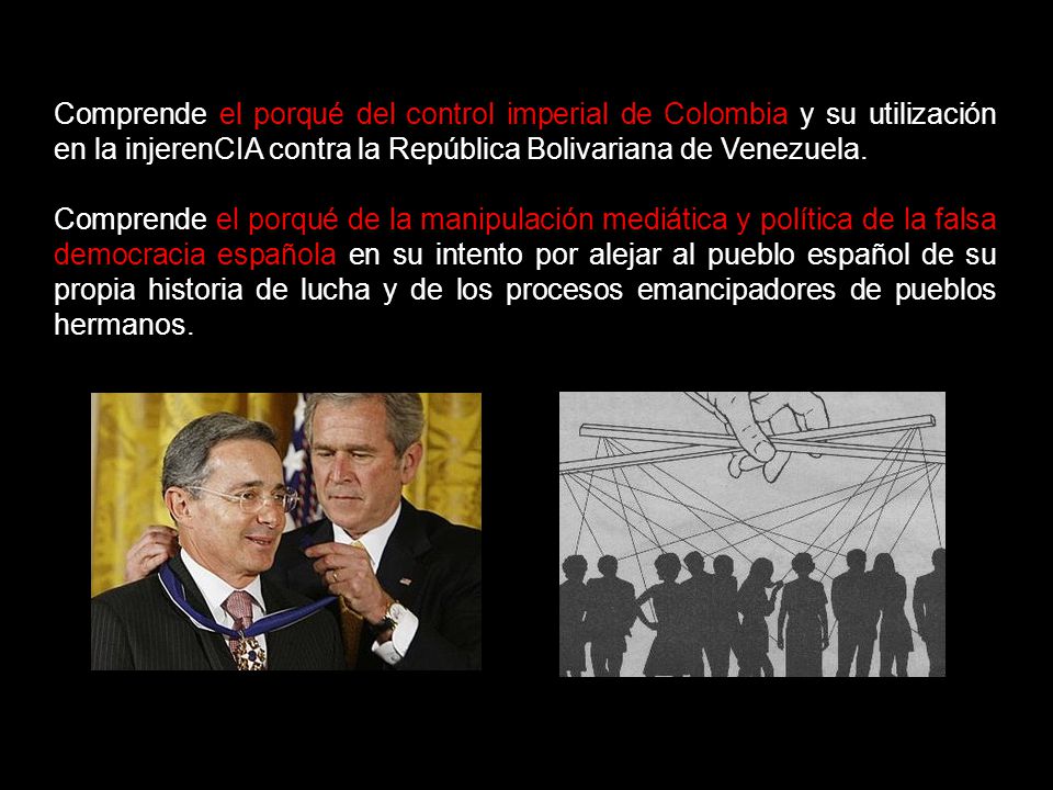 Comprende el porqué del control imperial de Colombia y su utilización en la injerenCIA contra la República Bolivariana de Venezuela.