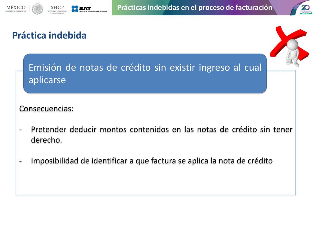Emisión de notas de crédito sin existir ingreso al cual aplicarse