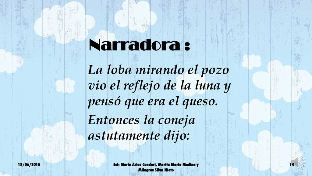 Est: María Arias Condori, Marita Marín Medina y Milagros Silva Nieto