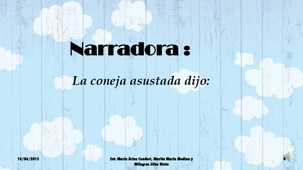 Est: María Arias Condori, Marita Marín Medina y Milagros Silva Nieto