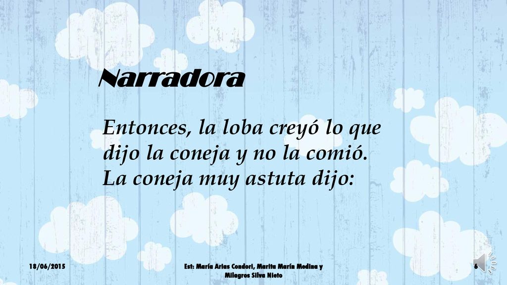 Est: María Arias Condori, Marita Marín Medina y Milagros Silva Nieto