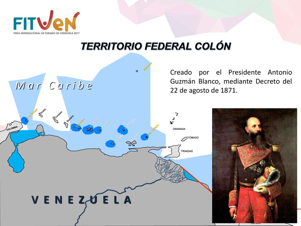 M a r C a r i b e V E N E Z U E L A TERRITORIO FEDERAL COLÓN