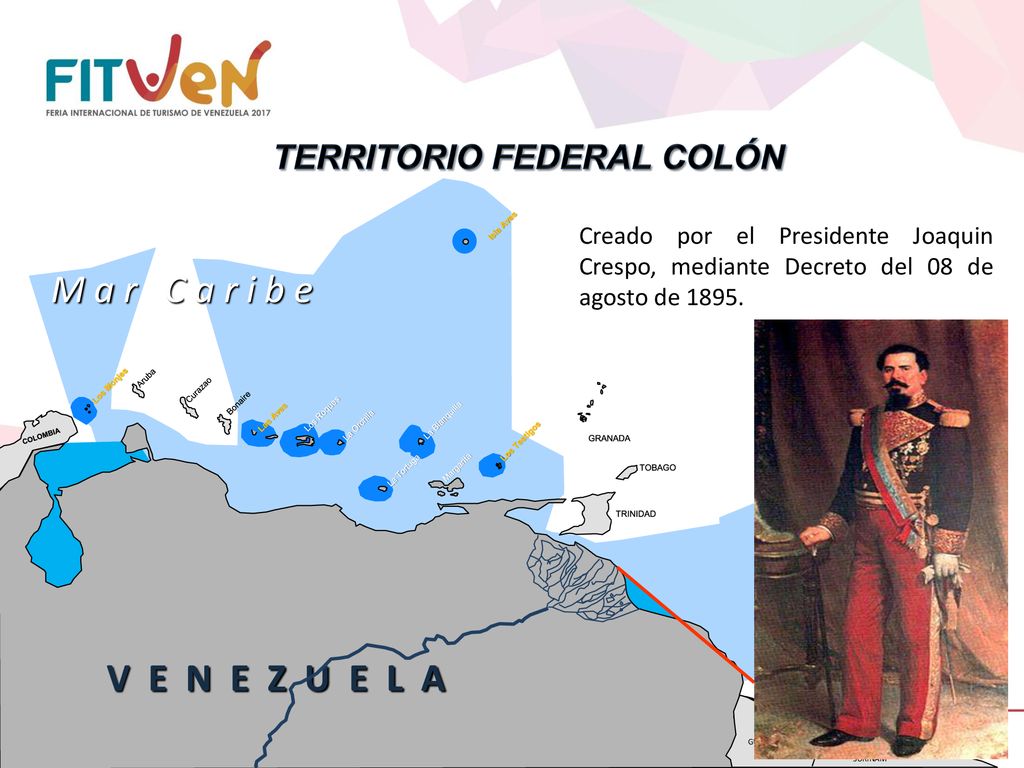 M a r C a r i b e V E N E Z U E L A TERRITORIO FEDERAL COLÓN